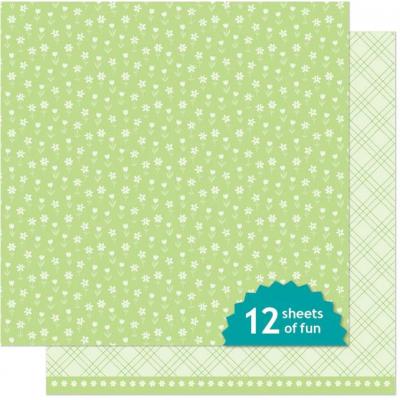 Lawn Fawn Designpapier Bitsy Blooms - Baby's Breath